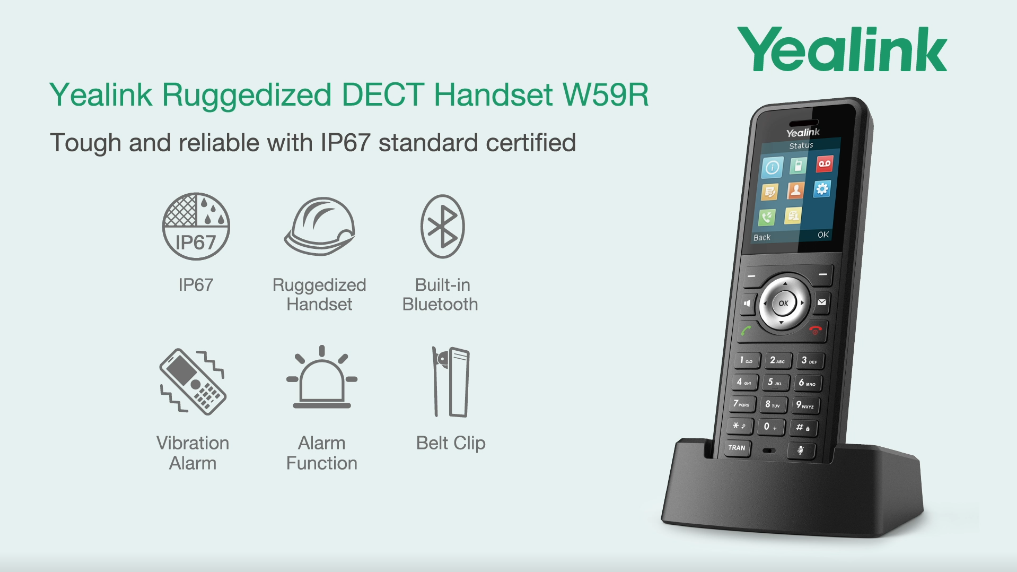 Yealink W59R Rugged DECT Handset in Ghaziabad Indirapuram
